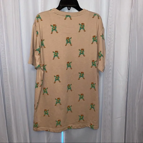 NWT Men’s XL OR L Denim & Flower Ricky Singh 
St. Patrick’s day Dabbing Dog NEW - Picture 6 of 6
